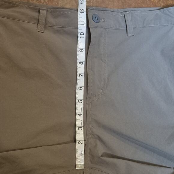 FREE FLY Latitude Shorts Mens Large Chino Tobacco Brown Stretch Fishing Everyday - Picture 7 of 8